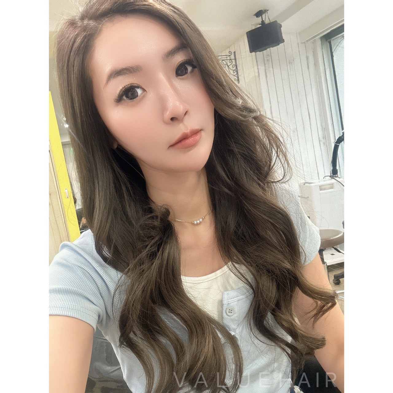 霧感亞麻棕色髮色