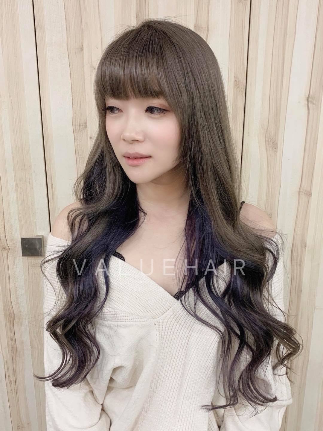 高質感灰超級顯白 #煙燻米灰 #靛藍色